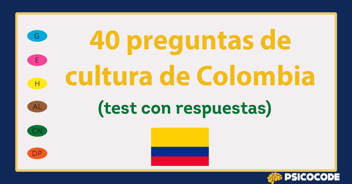 Test de preguntas de cultura sobre Colombia